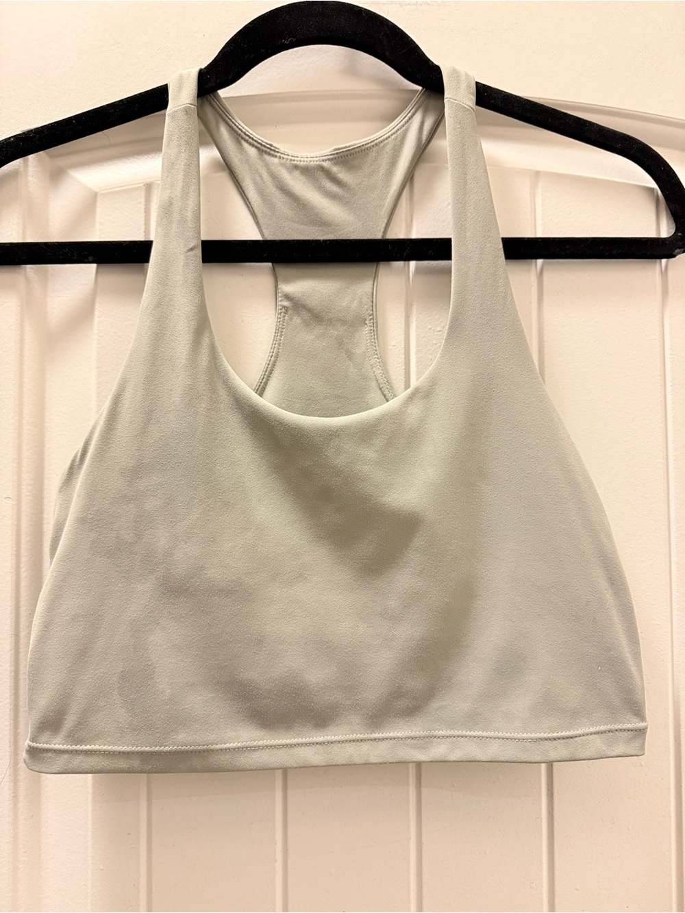 PARAGON Light Sage Green Racerback Sports Bra